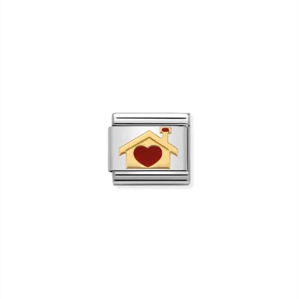 NEW NOMINATION unisex love composable classic links in home with heart